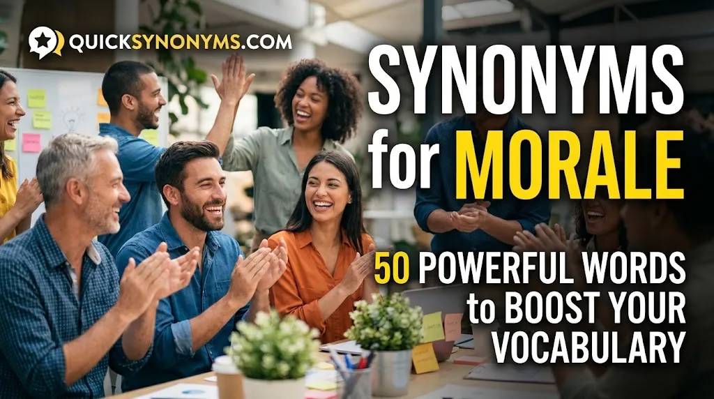 synonyms for morale