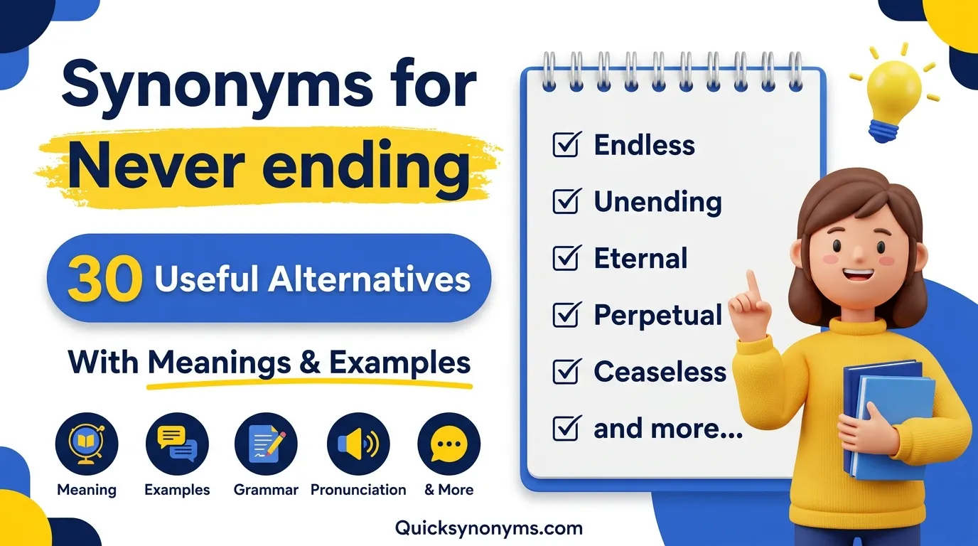 synonyms for never ending