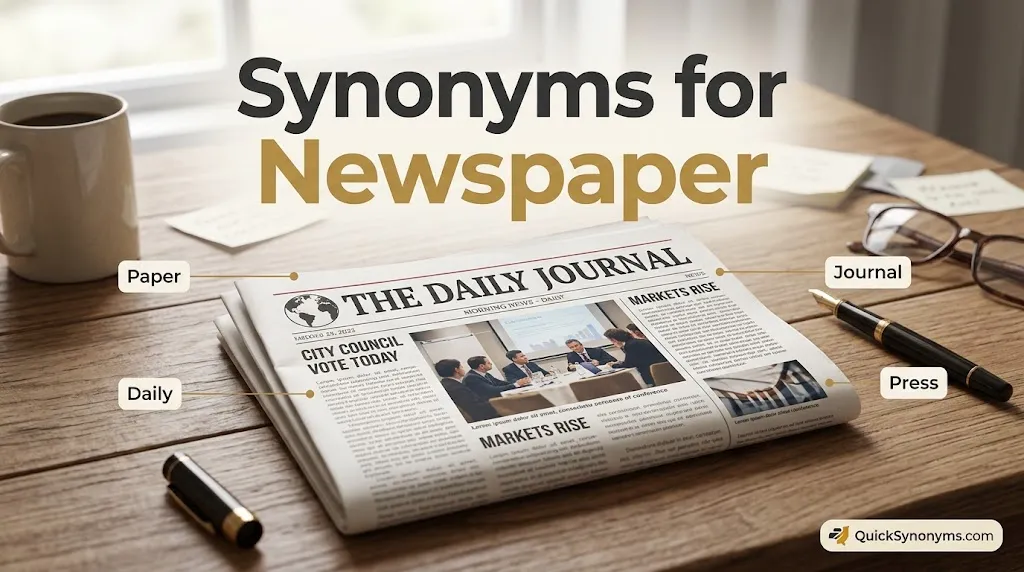 synonyms for newspaper