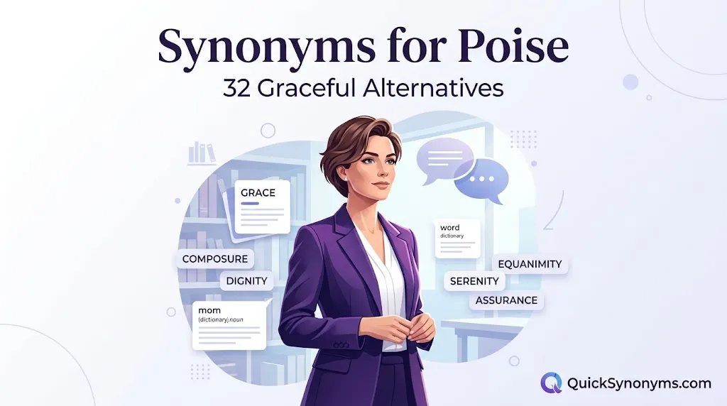 synonyms for poise