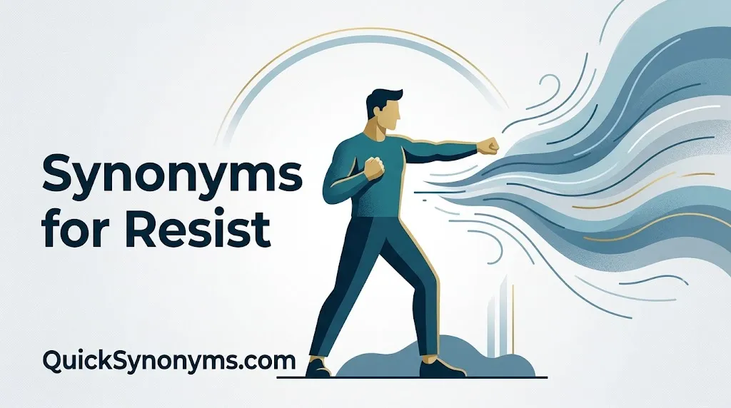synonyms for resist