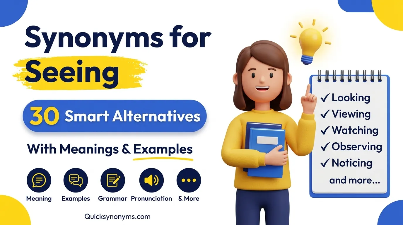 synonyms for Seeing