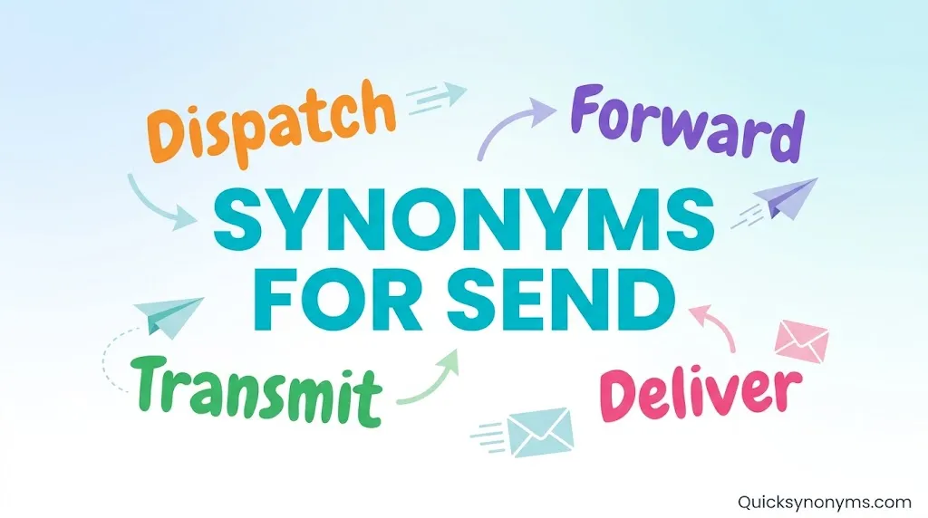 synonyms for send