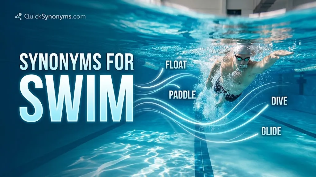 synonyms for Swim