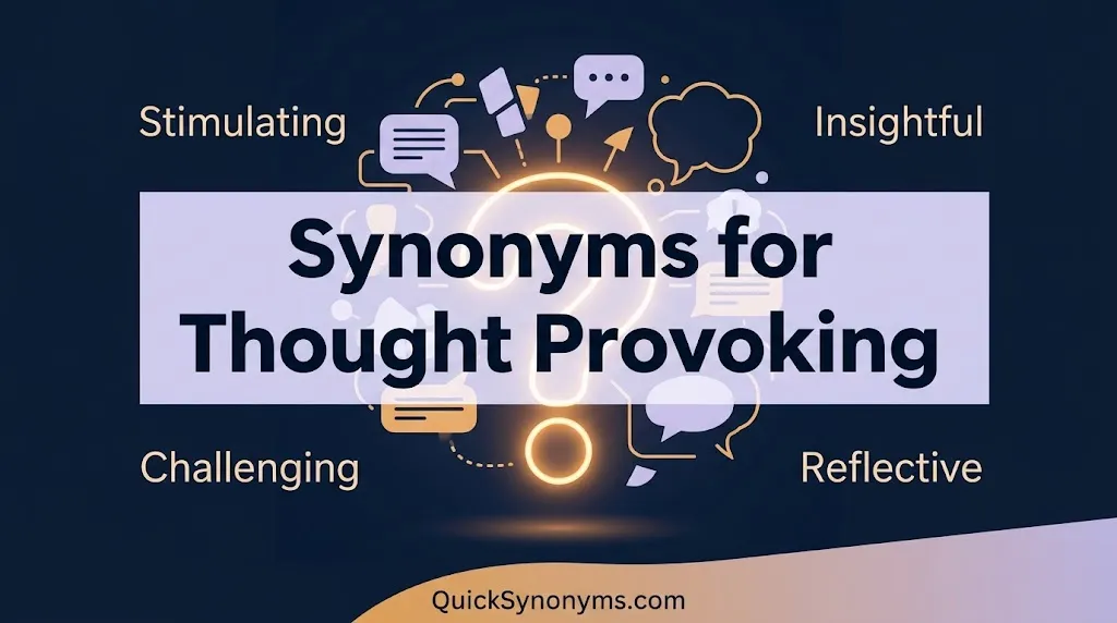 synonyms for thought provoking