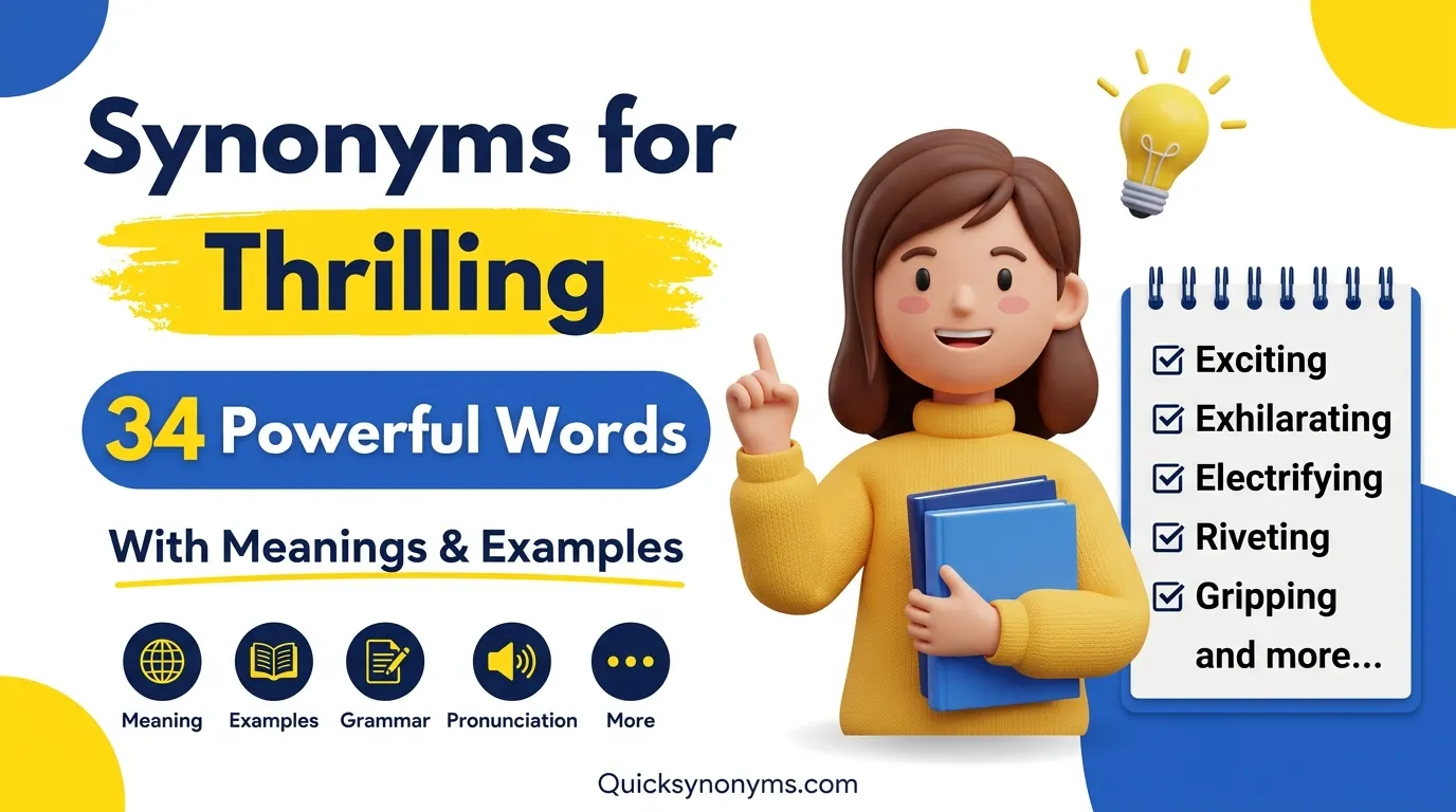 synonyms for Thrilling