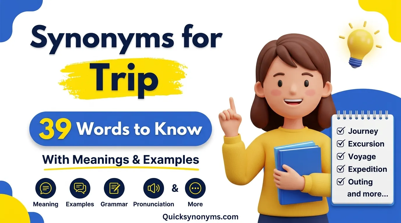 synonyms for Trip
