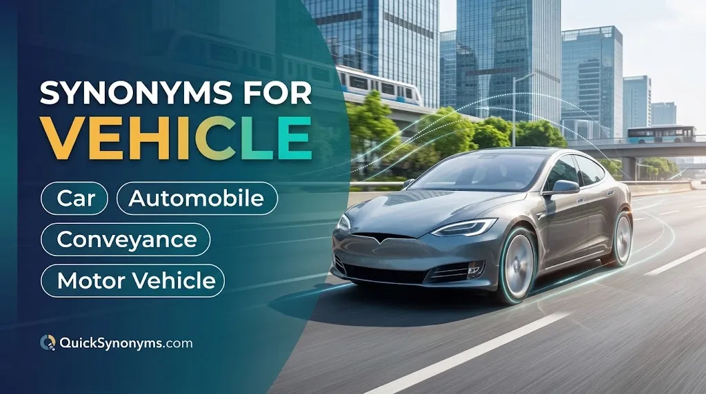 synonyms for vehicle